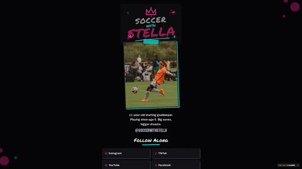 Homepage snapshot at launch