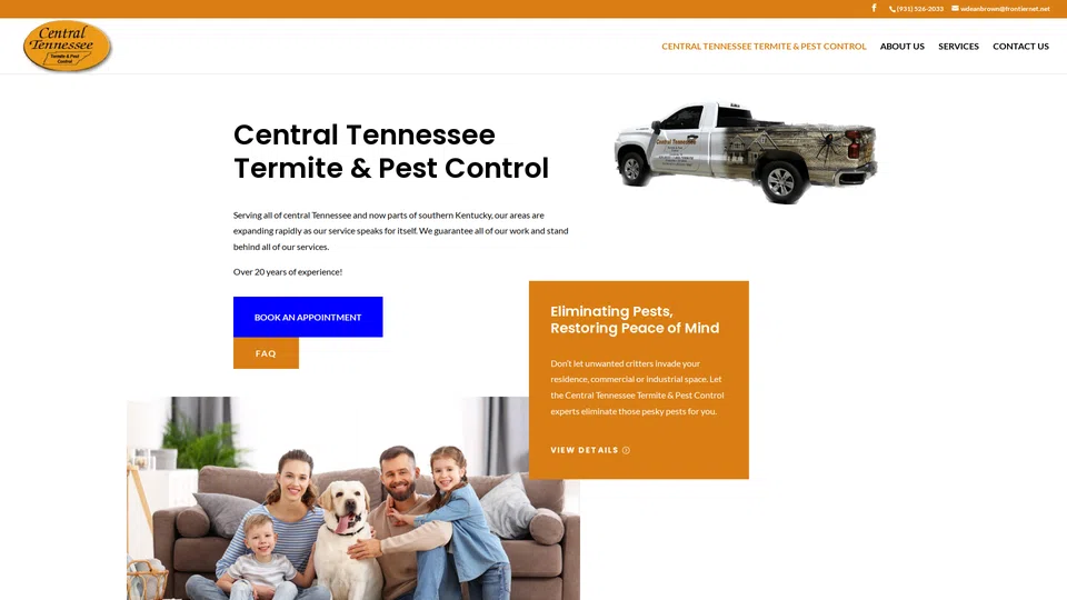Homepage snapshot at launch