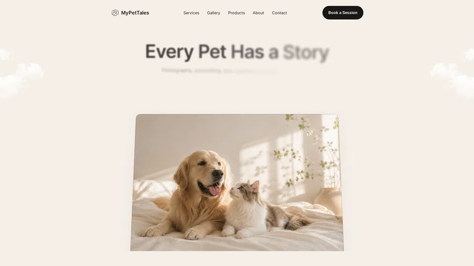 Homepage snapshot at launch