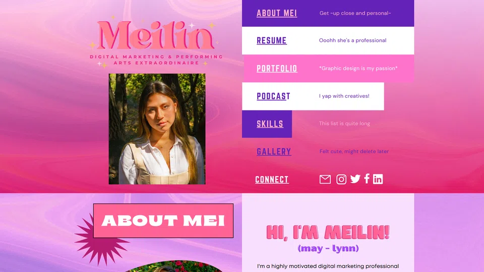 Homepage snapshot at launch