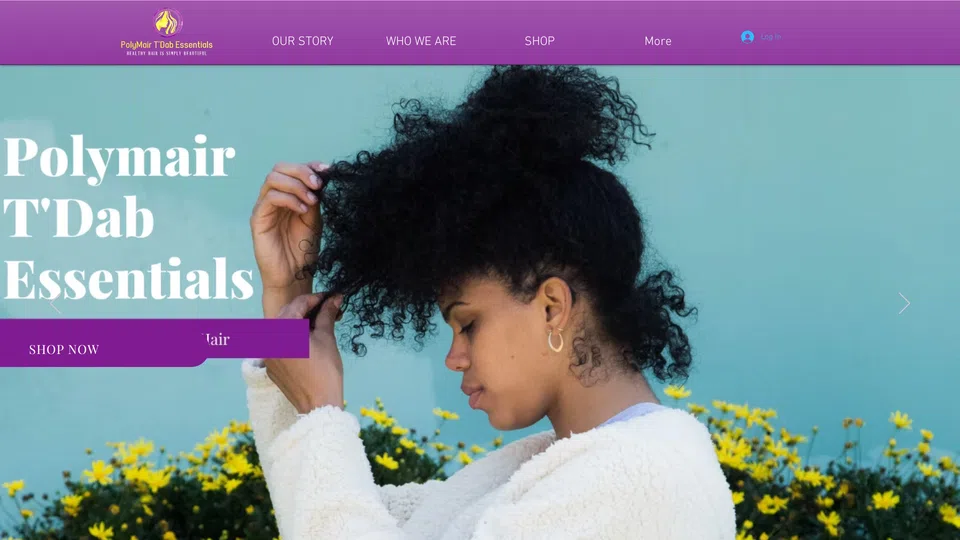 Homepage snapshot at launch