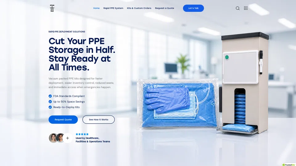 Homepage snapshot at launch