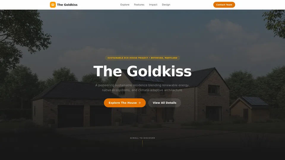 Homepage snapshot at launch