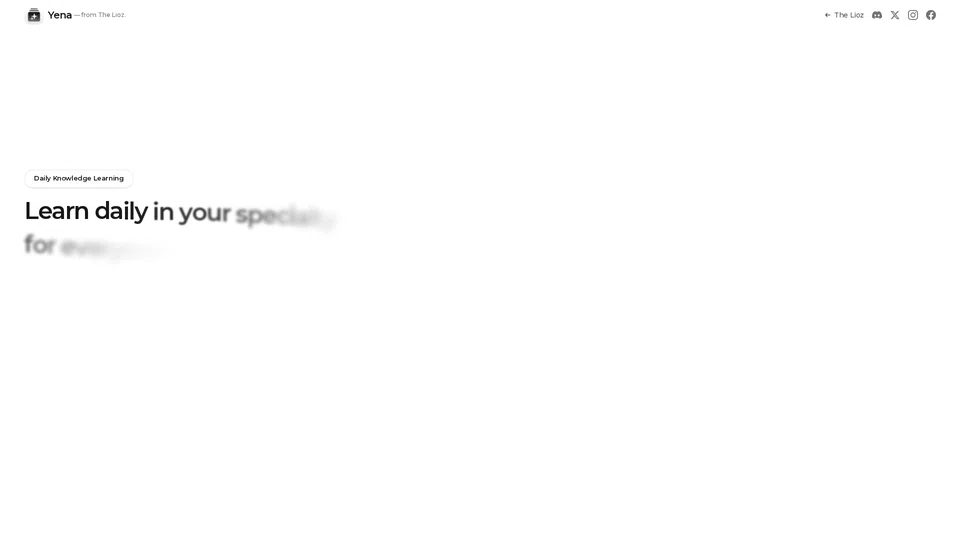 Homepage snapshot at launch