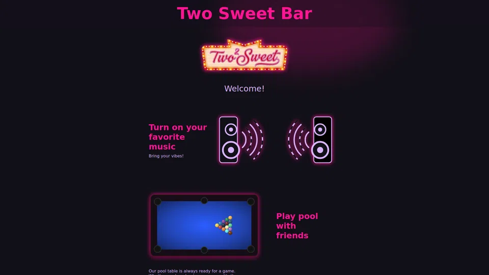 Homepage snapshot at launch