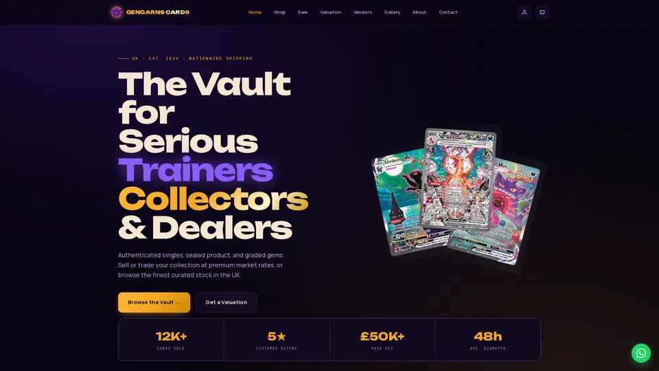 Homepage snapshot at launch