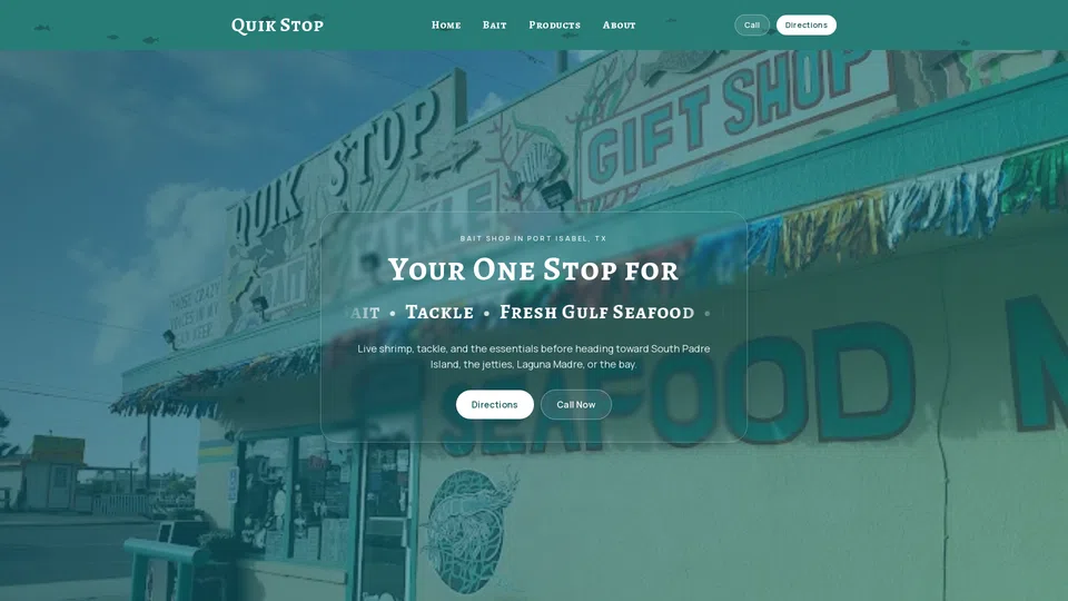 Homepage snapshot at launch
