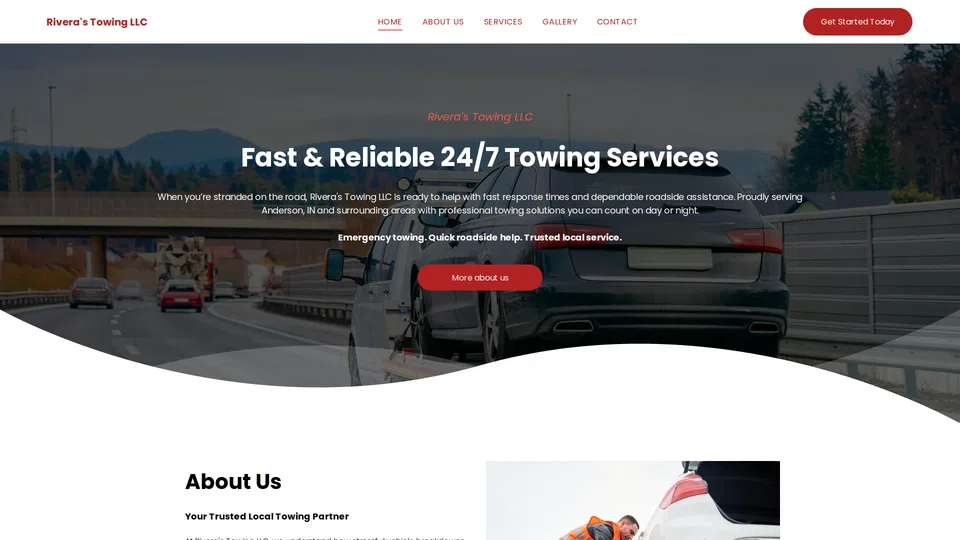 Homepage snapshot at launch