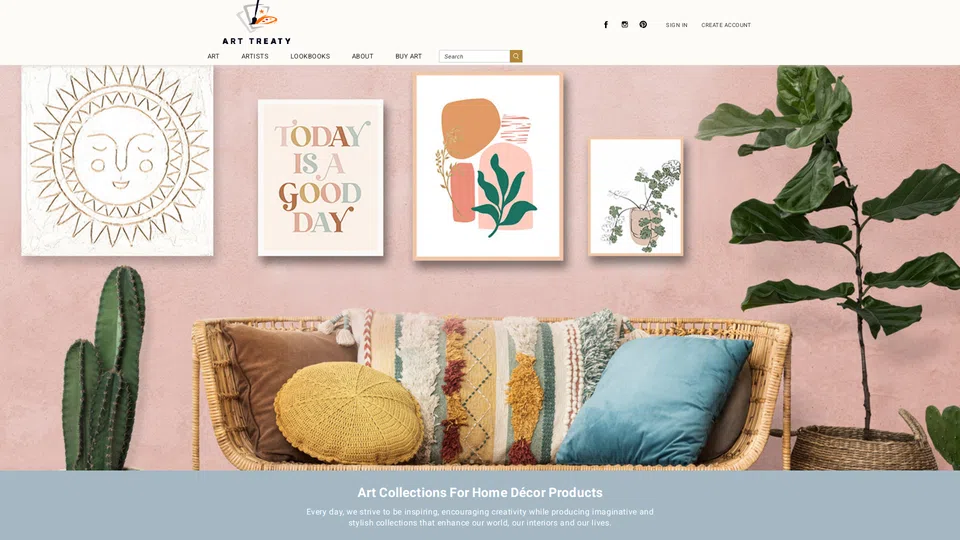 Homepage snapshot at launch