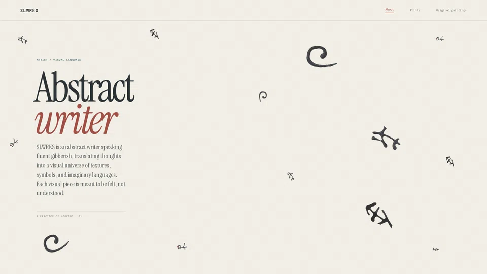 Homepage snapshot at launch