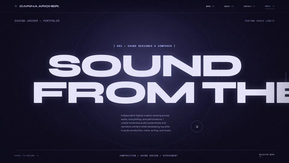Homepage snapshot at launch