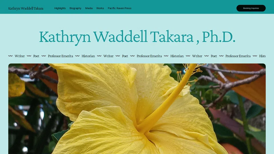 Homepage snapshot at launch