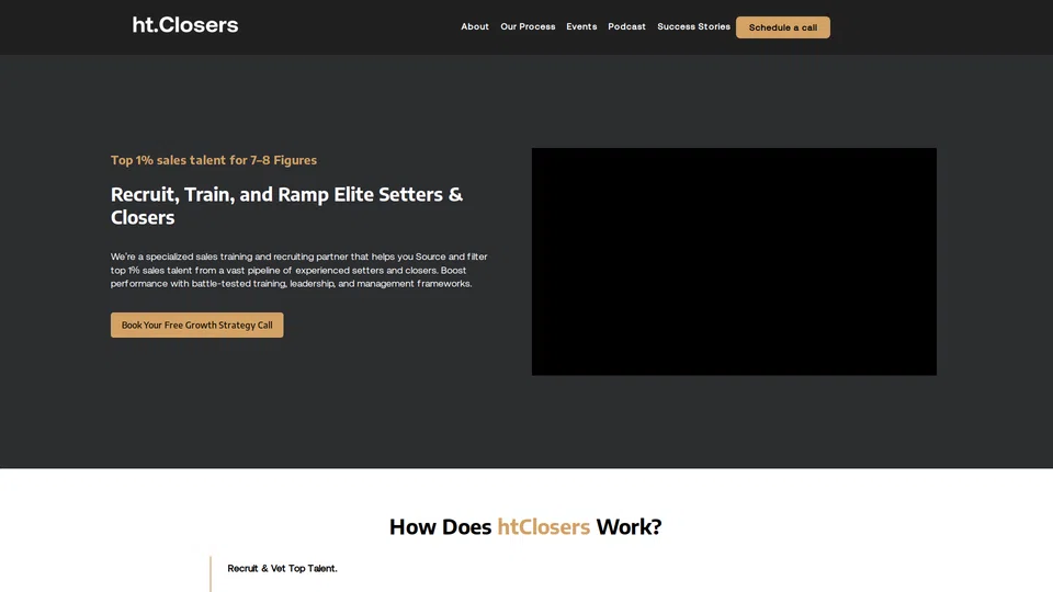 Homepage snapshot at launch