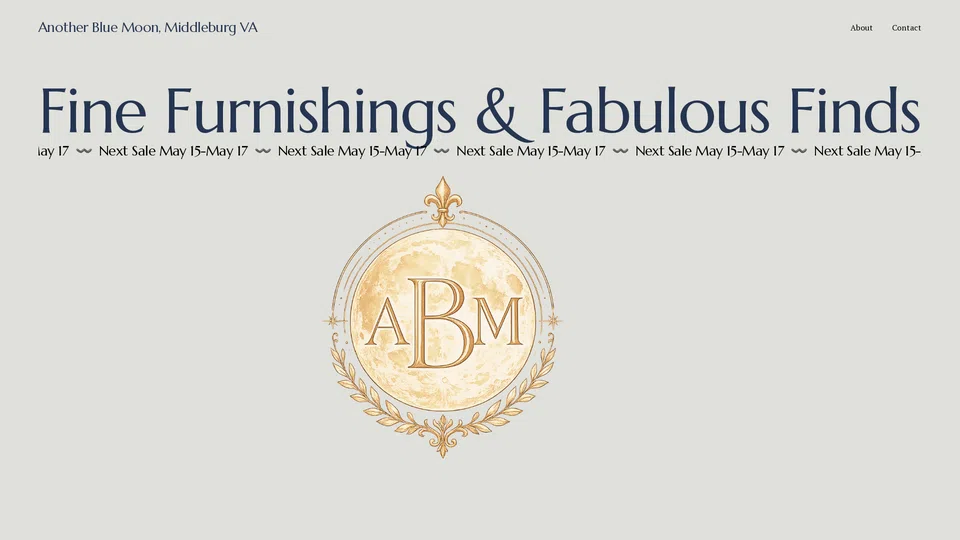 Homepage snapshot at launch