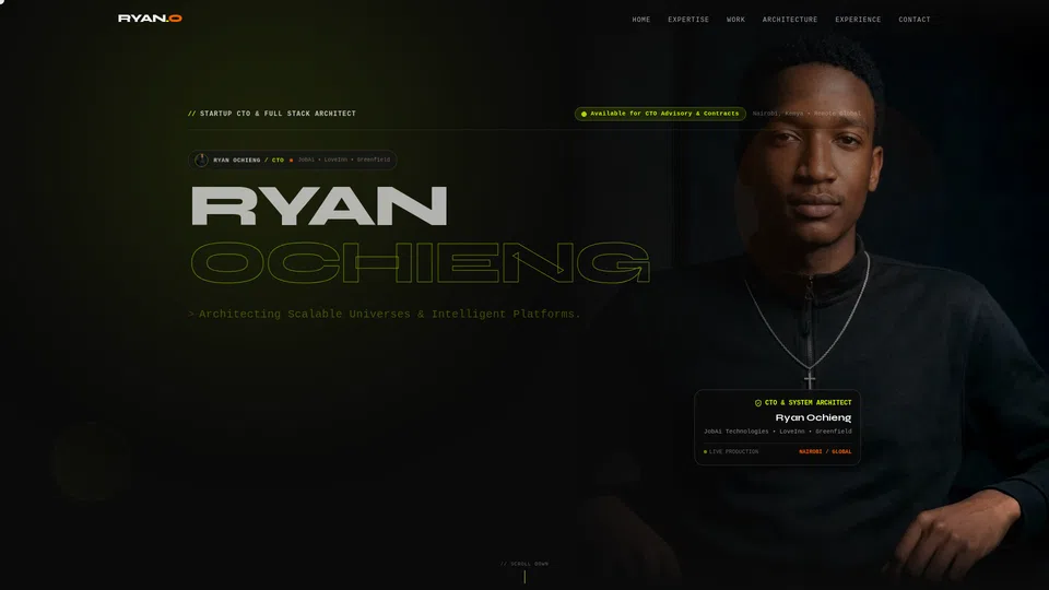 Homepage snapshot at launch