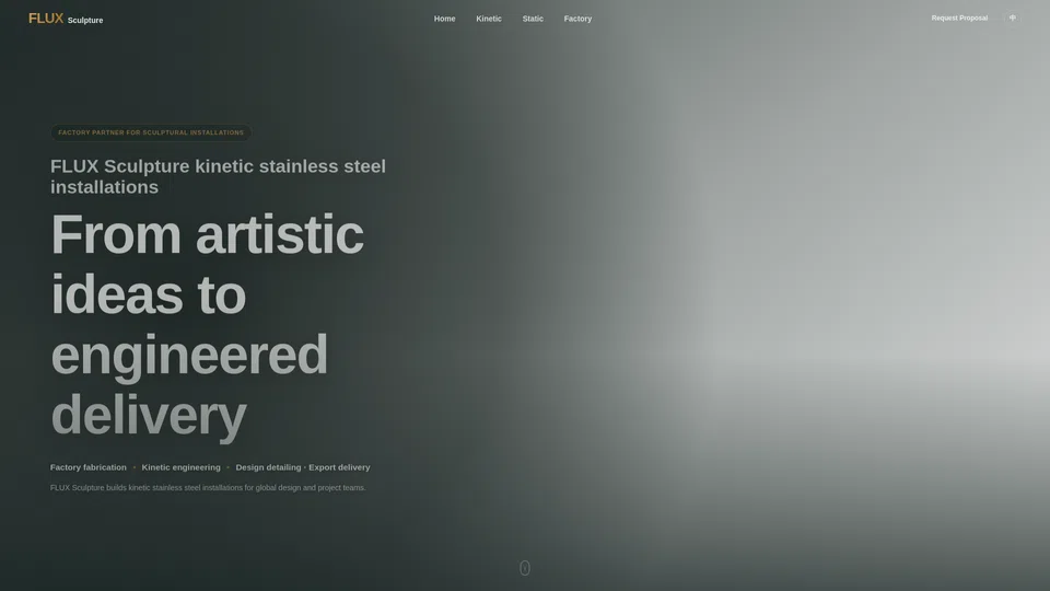 Homepage snapshot at launch