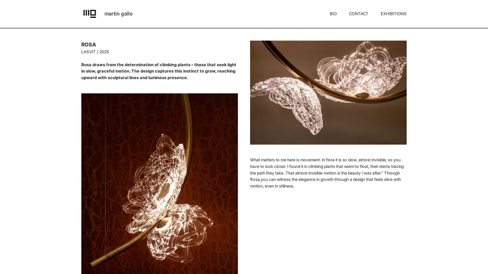 Homepage snapshot at launch