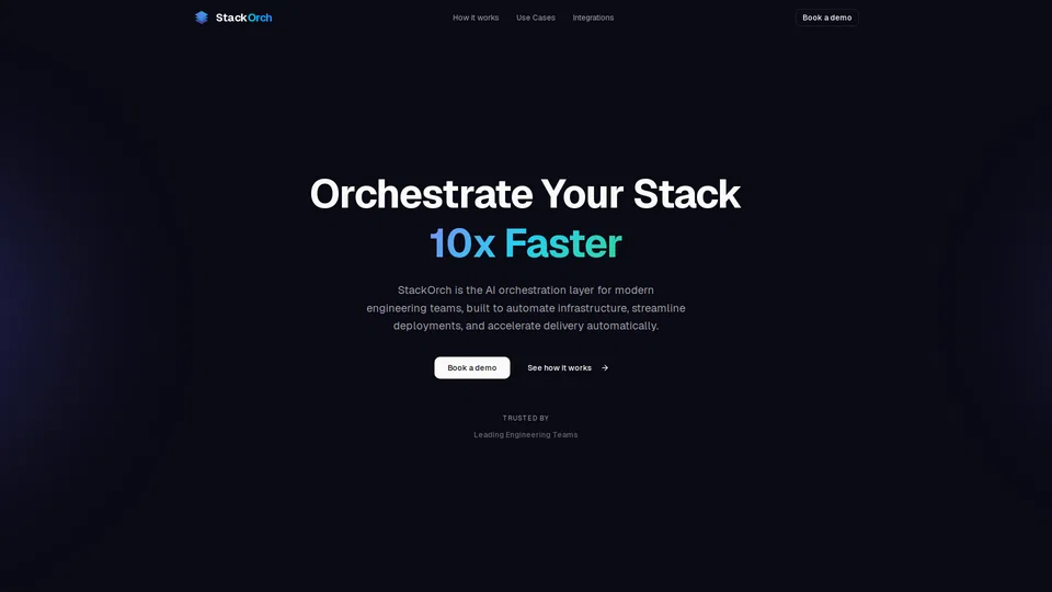Homepage snapshot at launch
