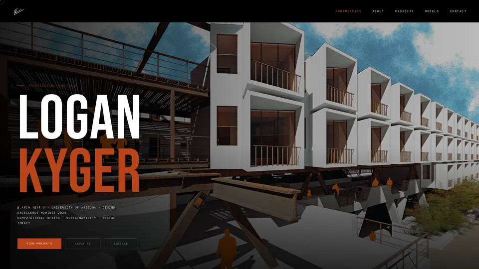 Homepage snapshot at launch