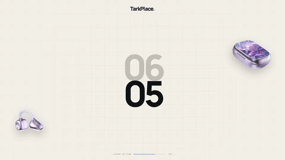 Homepage snapshot at launch
