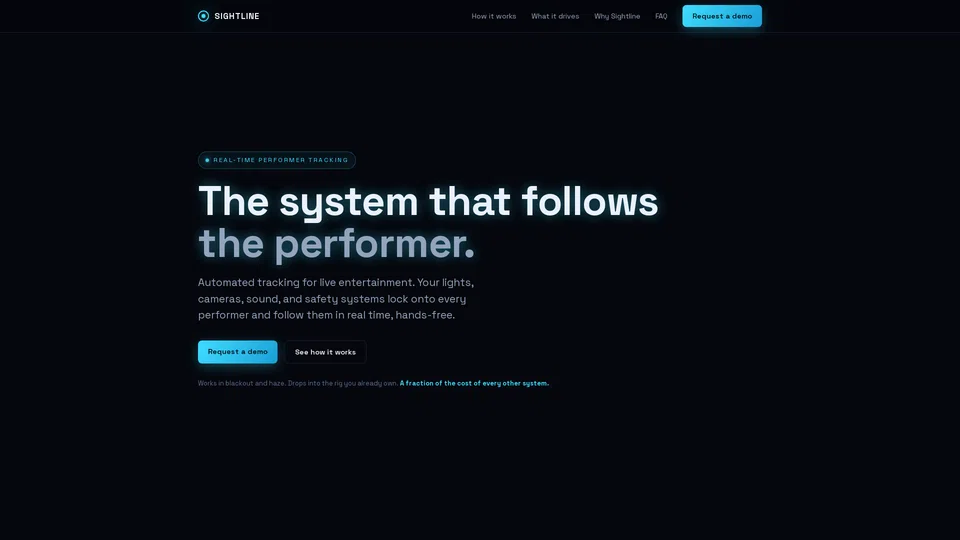 Homepage snapshot at launch