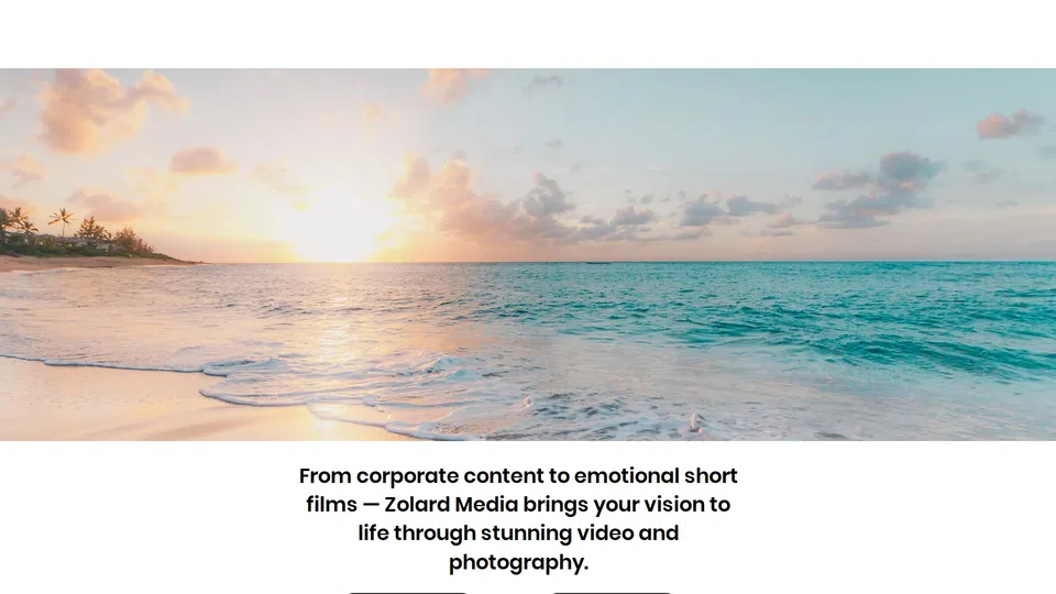 Homepage snapshot at launch