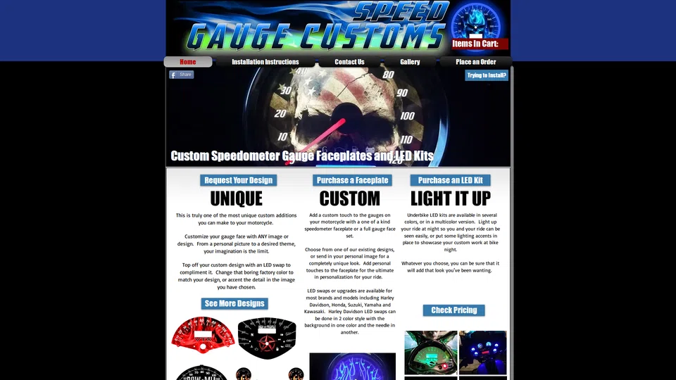 Homepage snapshot at launch