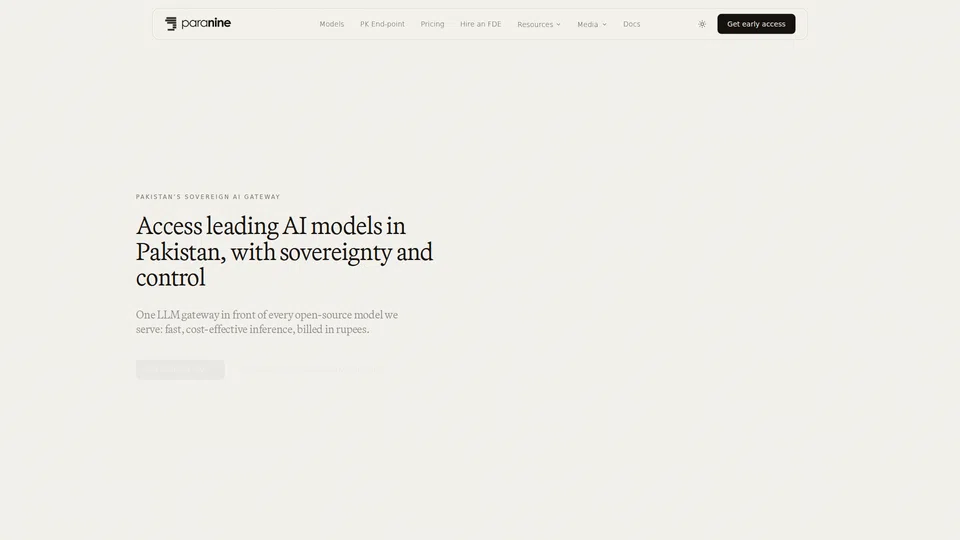 Homepage snapshot at launch