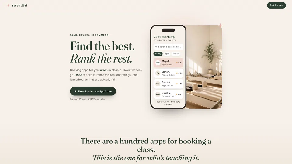 Homepage snapshot at launch
