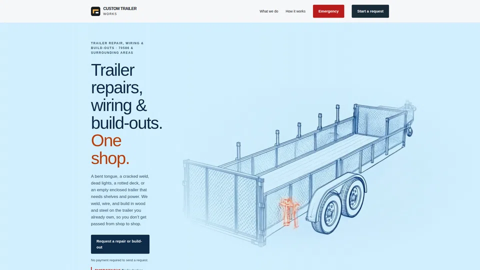 Homepage snapshot at launch