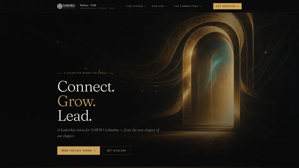 Homepage snapshot at launch