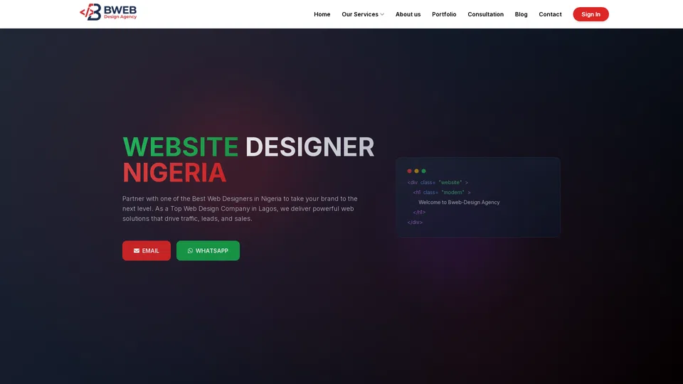 Homepage snapshot at launch