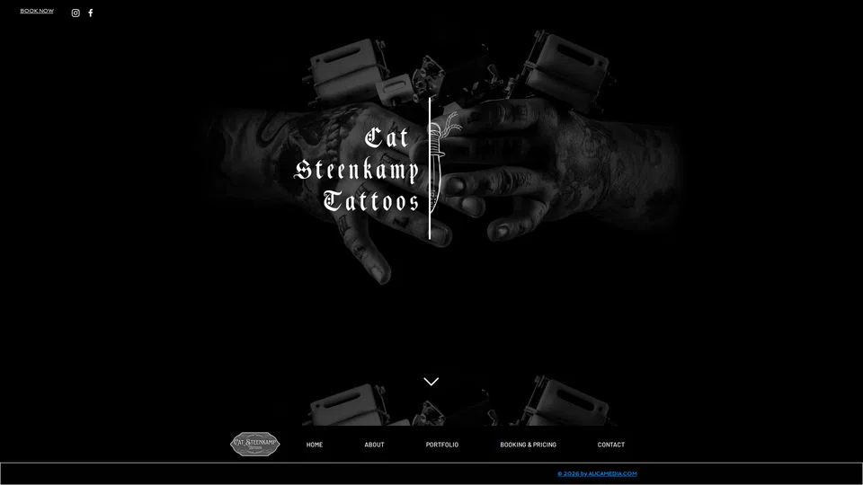 Homepage snapshot at launch