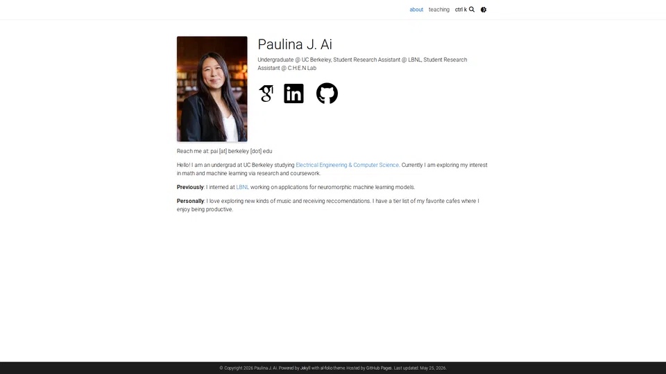 Homepage snapshot at launch