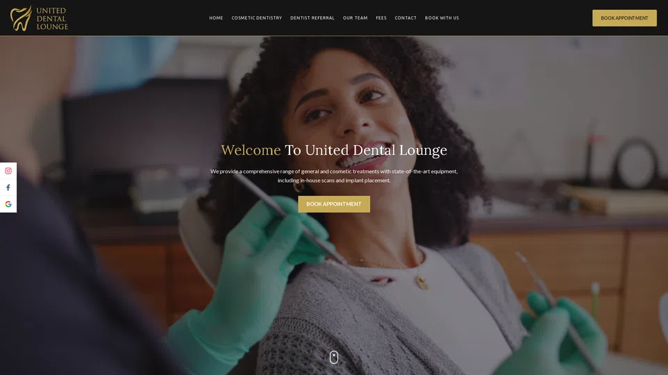 Homepage snapshot at launch