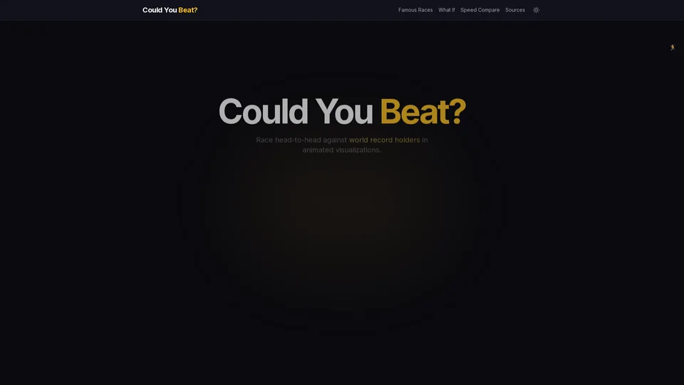 Homepage snapshot at launch