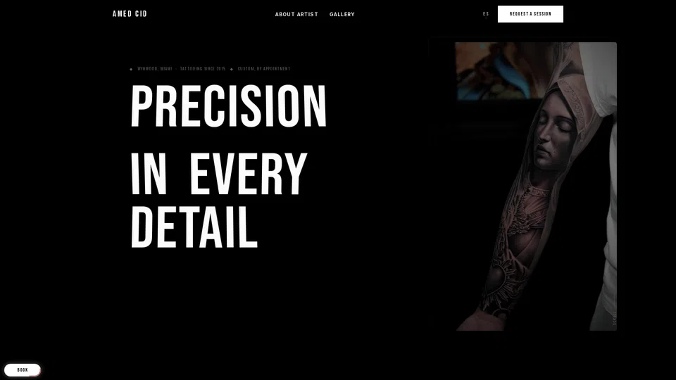 Homepage snapshot at launch