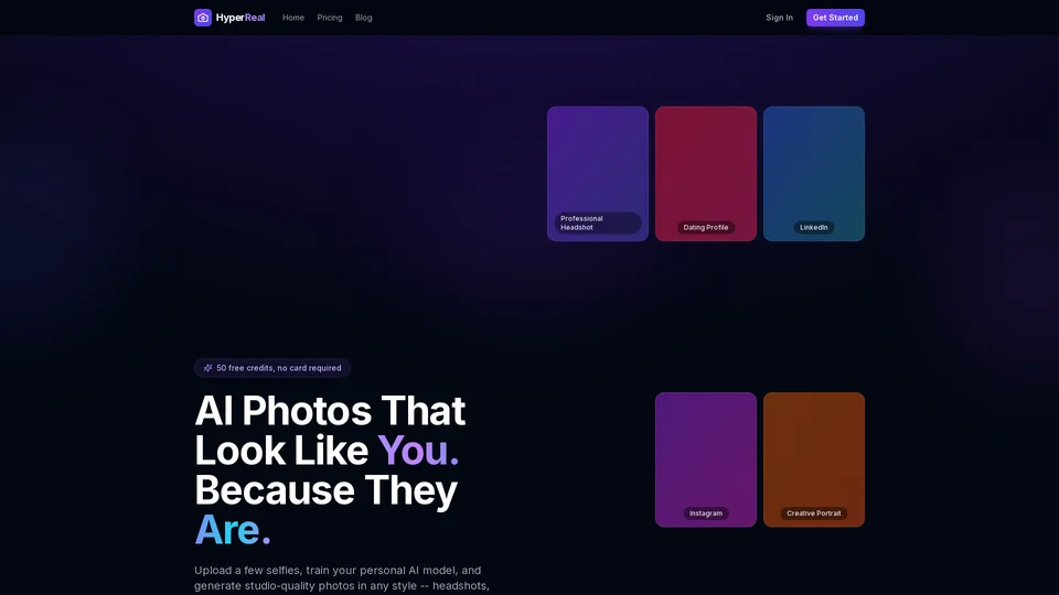 Homepage snapshot at launch
