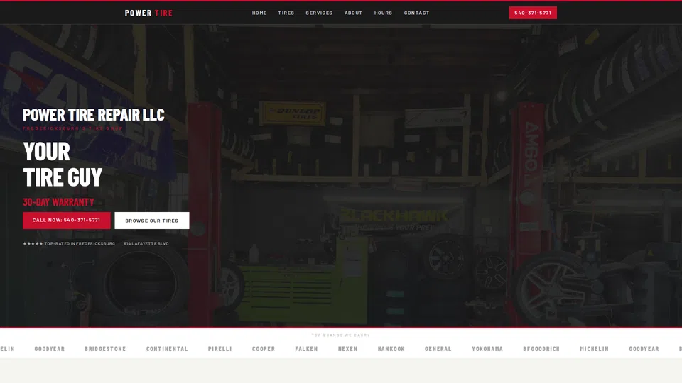 Homepage snapshot at launch