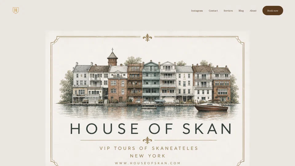 Homepage snapshot at launch