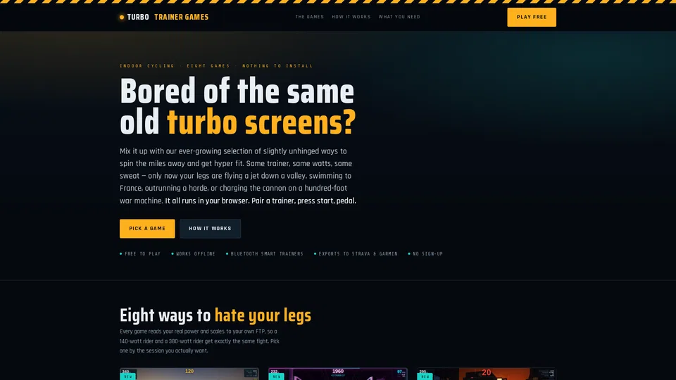 Homepage snapshot at launch