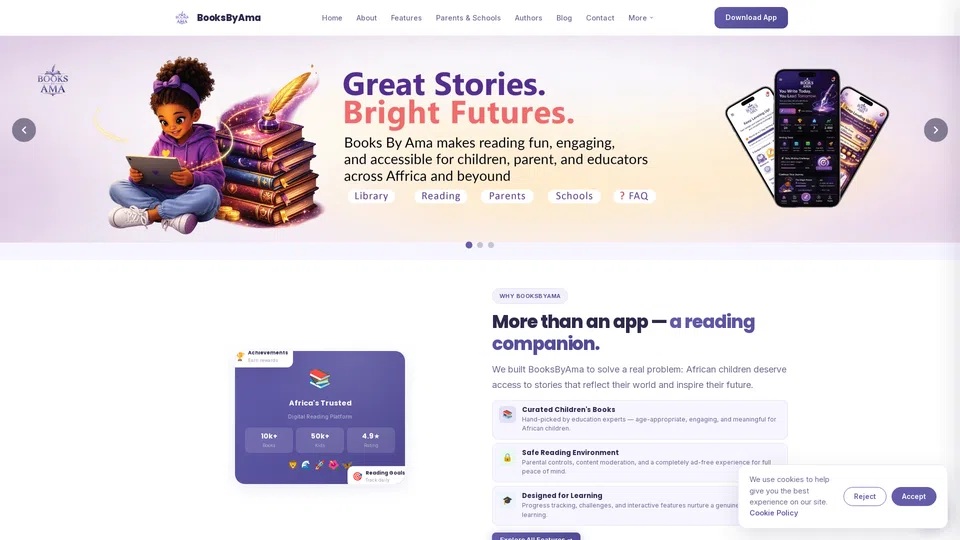 Homepage snapshot at launch