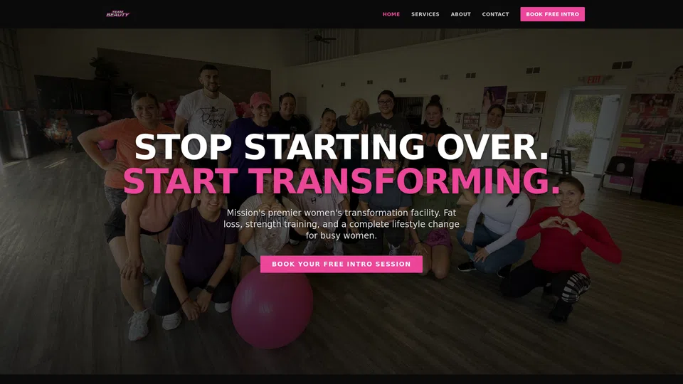 Homepage snapshot at launch