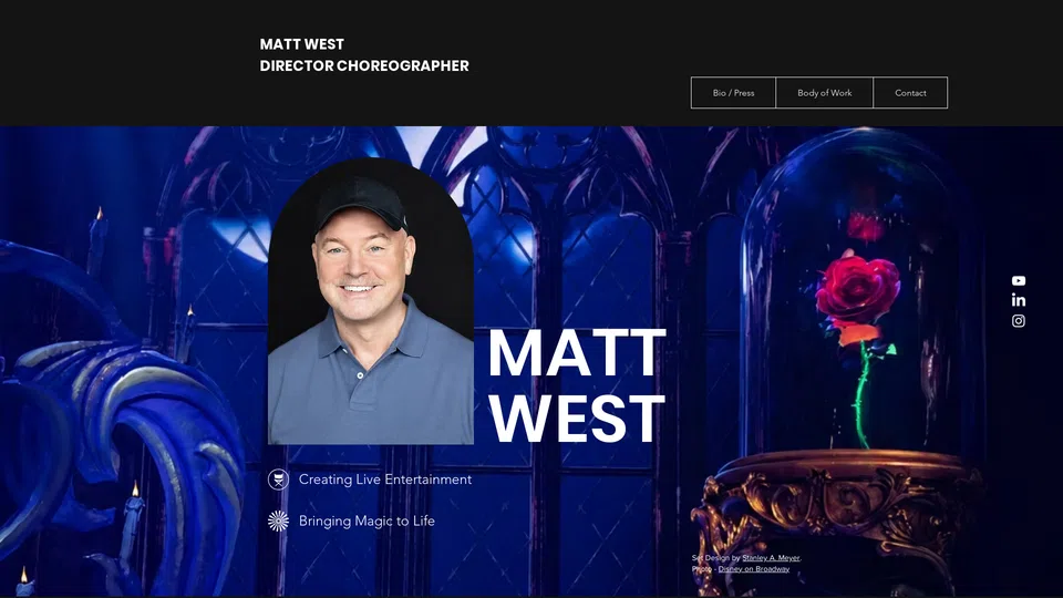 Homepage snapshot at launch
