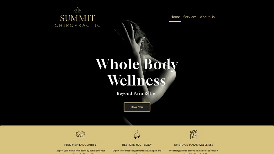 Homepage snapshot at launch