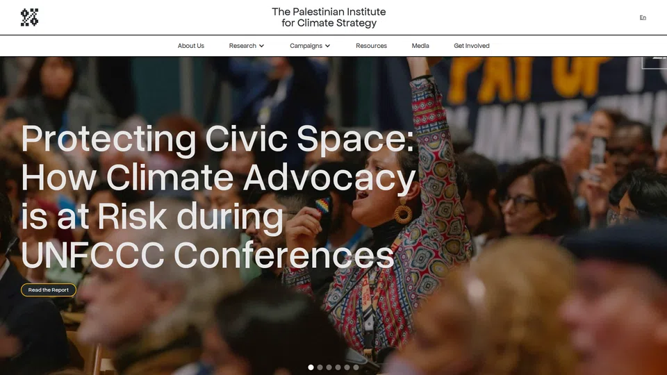 Homepage snapshot at launch