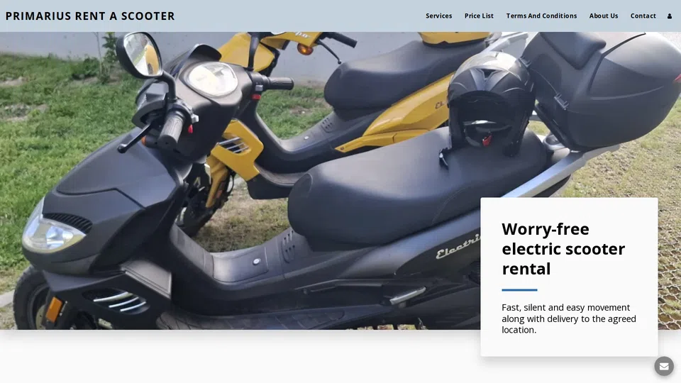 Homepage snapshot at launch