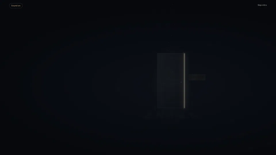 Homepage snapshot at launch