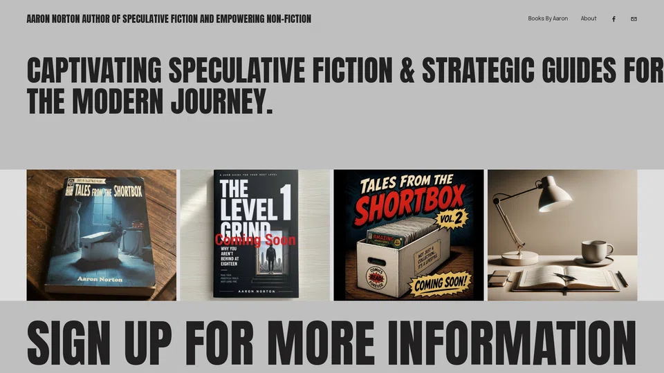 Homepage snapshot at launch