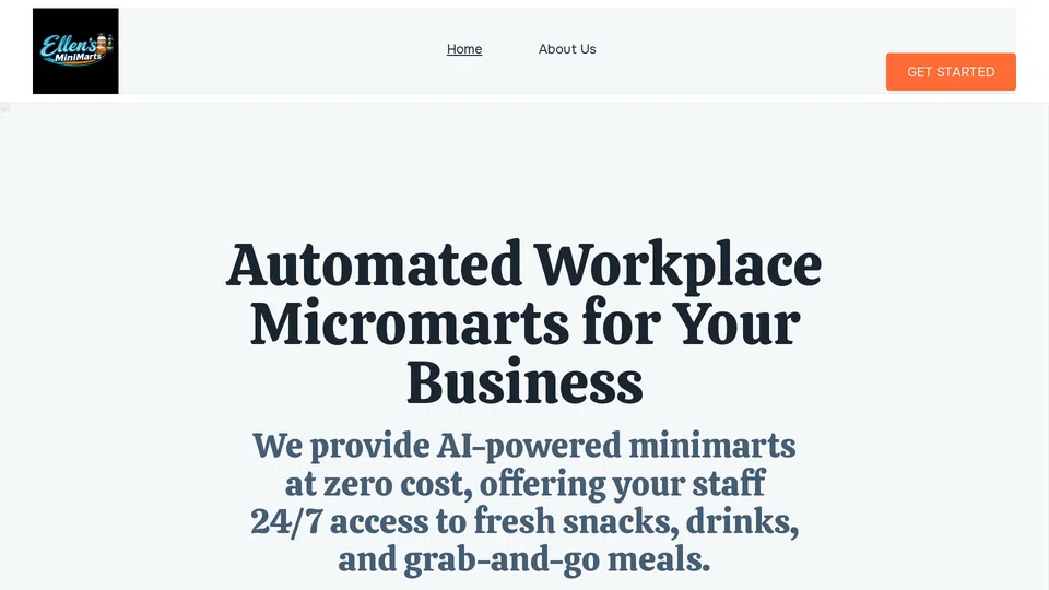 Homepage snapshot at launch